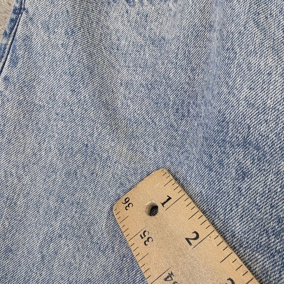 Levis Low Pro Straight Jeans Womens 27 Blue Mid Rise Light Wash Denim Pants - Picture 4 of 16